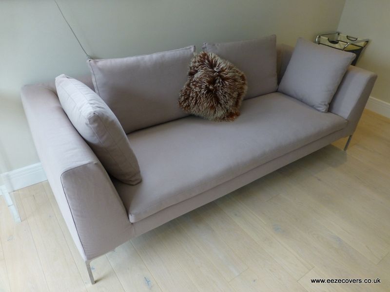 B&B Italia sofa with new grey loose covers